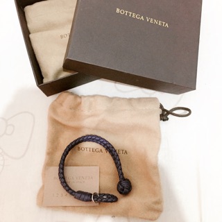 BOTTEGA VENETA經典純手工編織雙環細嫩小羊皮手環