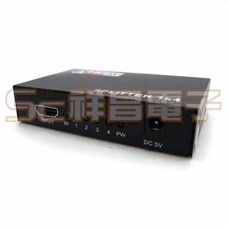 【祥昌電子】HDMI-27 HDMI分配器 V1.4B 1進4出 1x4 1分4 支援4K/2K/1080P 分屏器