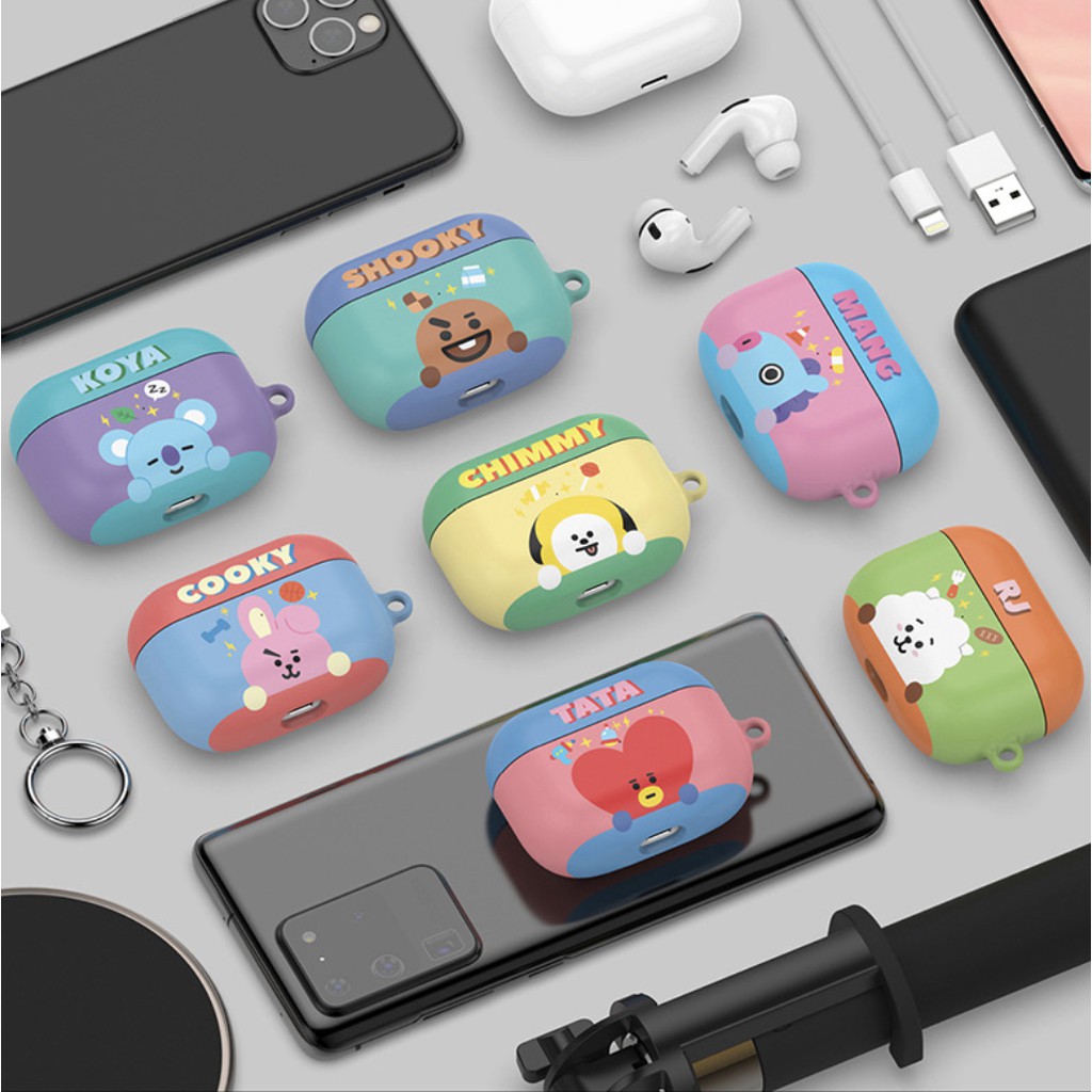 客秋皮～韓國正版 BT21 BTS 防彈少年團 AirPods 3 / Pro 2 耳機保護套 保護殼 耳機收納 耳機殼