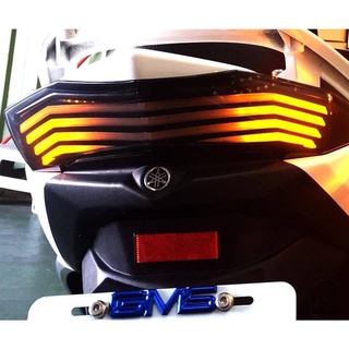 【GMS 嘉瑪斯 勁戰三代 R3尾燈 】直上 導光條 類BMW尾燈 D1 七彩 跑馬燈 流水方向燈