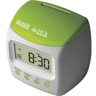 【OA補給站】含稅 MARS 小蘋果 微電腦四欄位打卡鐘(臺製)【陶瓷印字頭堅固耐用/內建記憶體資料永存】