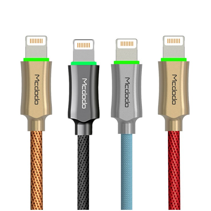 麥多多創意數據線 適用於蘋果數據線iphone充電線智能斷電數據線防止過充，保護手機電池