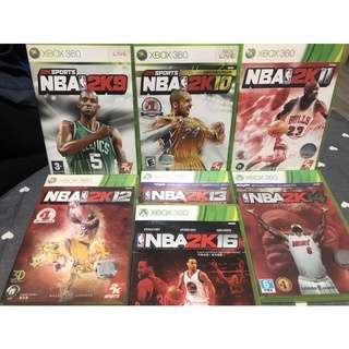 XBOX360 遊戲片 籃球 最新 nba 2k16 2k14 2k13 2k12 2k10 2k9 中文版 英文版