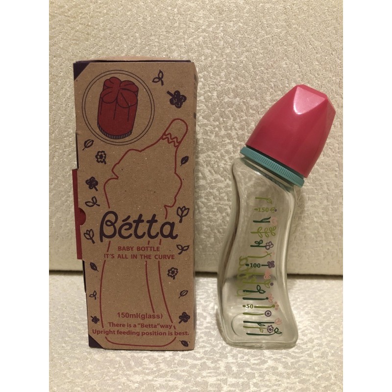 日本製 Dr. Betta 手工防脹氣玻璃奶瓶150ml