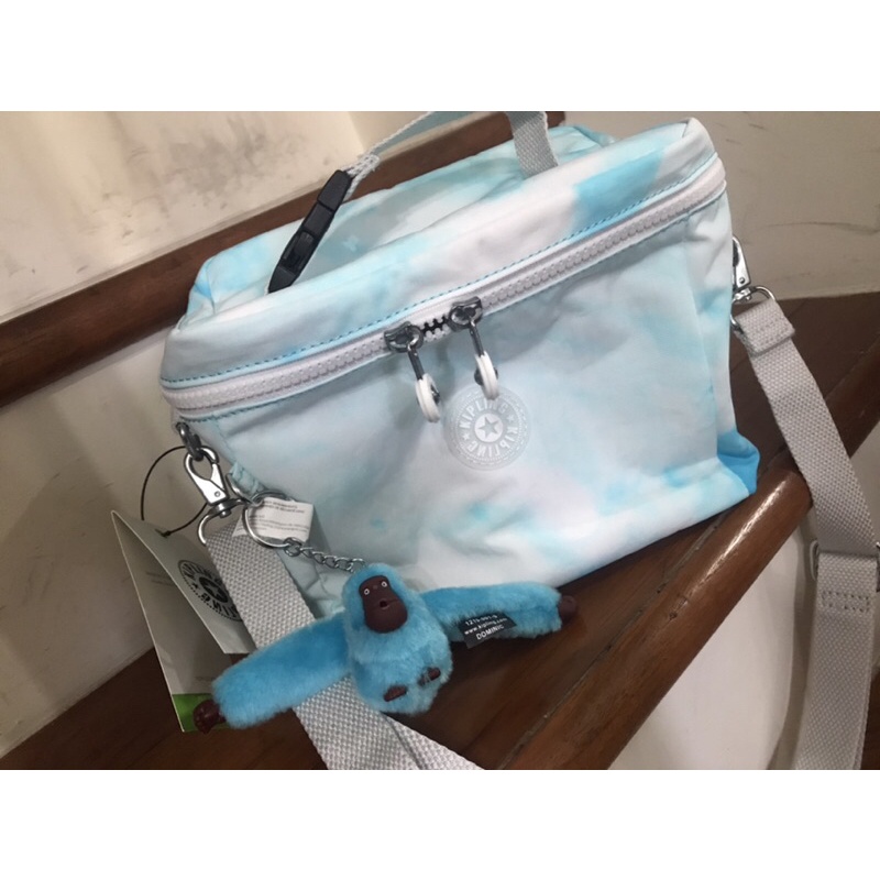 Kipling 渲染天空藍保溫便當袋