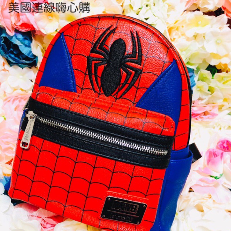 預購👍正版空運👍美國迪士尼 復仇者聯盟 Loungefly x Marvel SpiderMan 蜘蛛人 後背包 背包