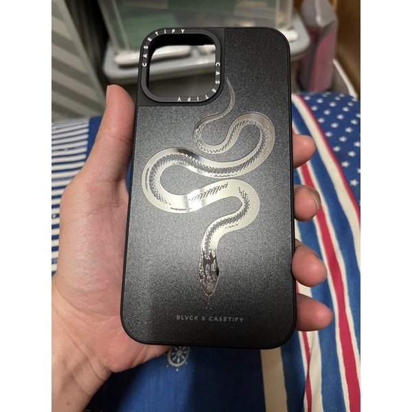 Casetify x blvck聯名款 蟒蛇 iphone13 pro max magsafe手機殼