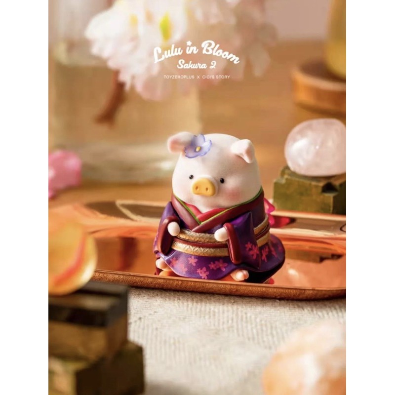罐頭豬lulu花見花開系列盲盒52toys正版 蝦皮購物