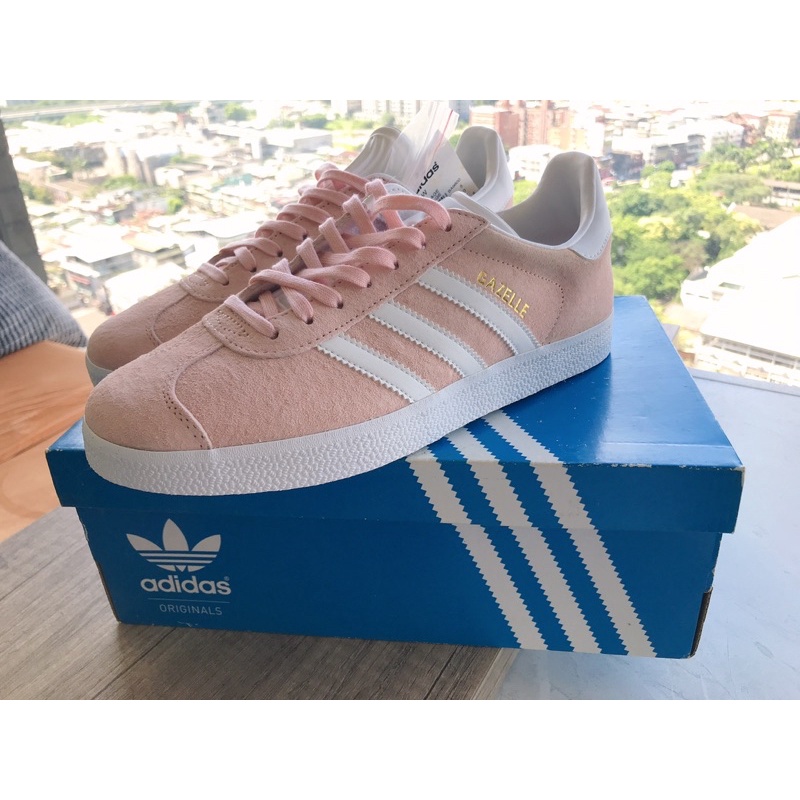 Adidas Original GAZELLE愛迪達粉紅麂皮鞋