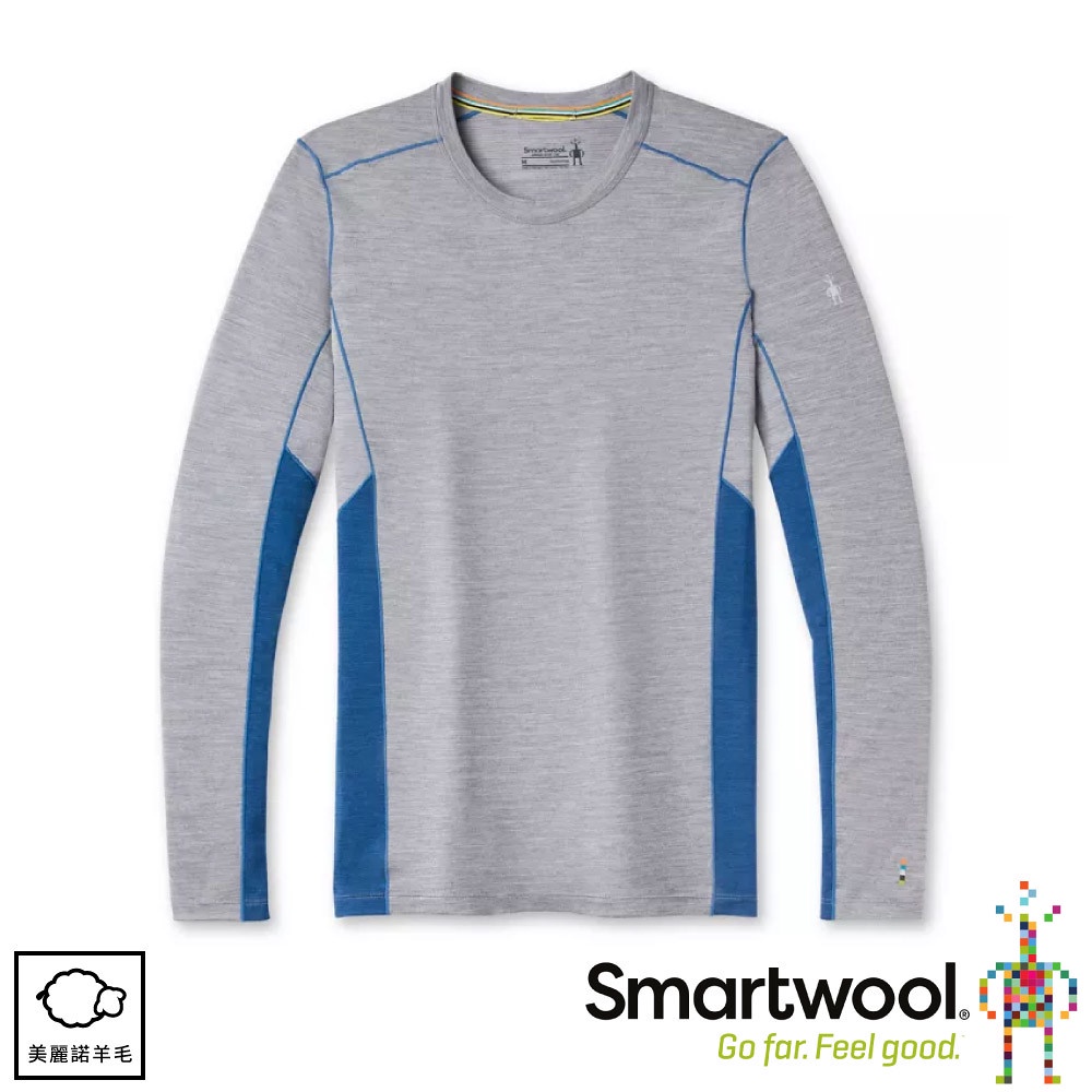 【SmartWool 美國 男 Merino Sport 150 長袖T恤《深丹寧》】SW011537/保暖長袖/T恤