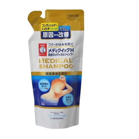 哈日媽咪的愛敗日記 日本製曼秀雷敦藥用抗屑抗油防癢洗髮精 補充包 蝦皮購物