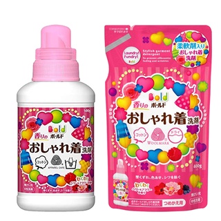 日本製 P&G Bold 柔軟濃縮洗衣精 花果香 500ml BOLD洗衣精 花香洗衣精 洗衣精補充包