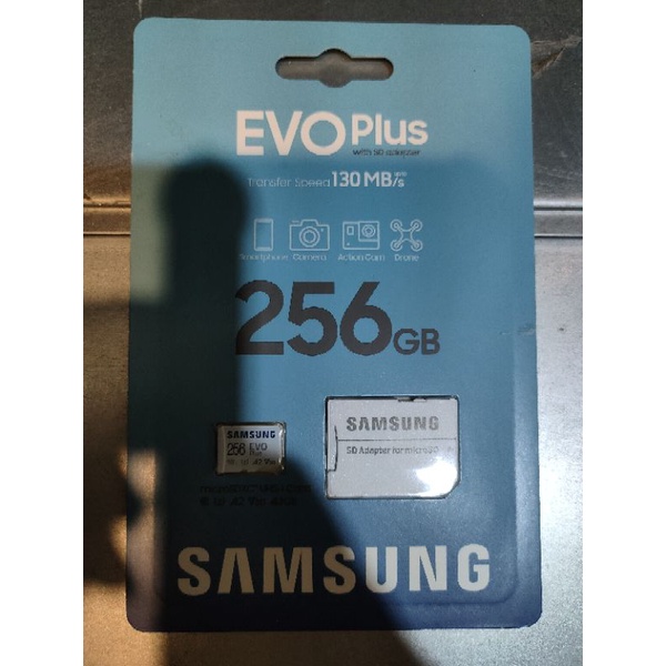 SAMSUNG三星 EVO Plus 256GB microSDXC UHS-I(U3)A2 V30記憶卡MC256KA