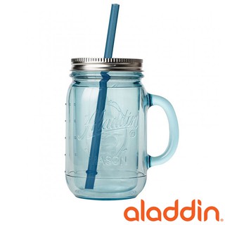 美國 Aladdin 雙層保冷隔熱 梅森杯 梅森吸管杯 20oz/591ml 經典款