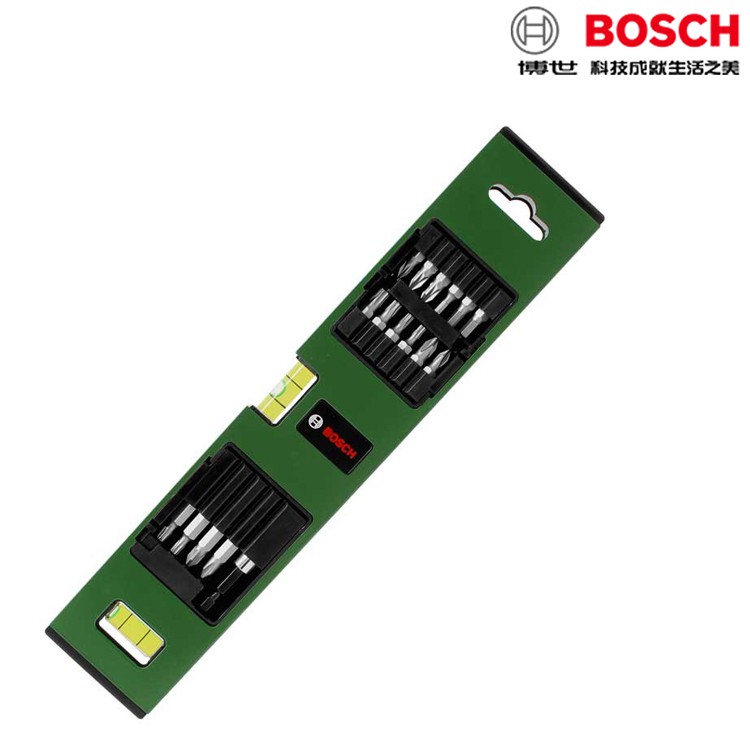 【含稅店】BOSCH 博世 三合一水準尺17件套裝組 水平尺 直尺 六角起子頭 磁性接桿 2607017070