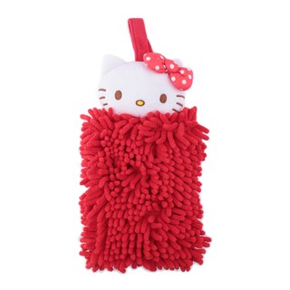 HELLO KITTY 吊掛式擦手巾 紅 471321889813