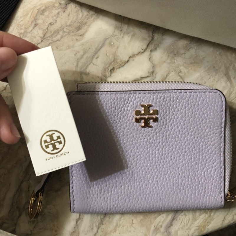 Tory Burch TB LOGO 真皮 鑰匙包 零錢包 卡片夾