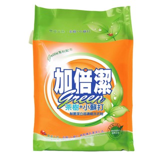【加倍潔】茶樹+小蘇打制菌潔白濃縮洗衣粉2KG