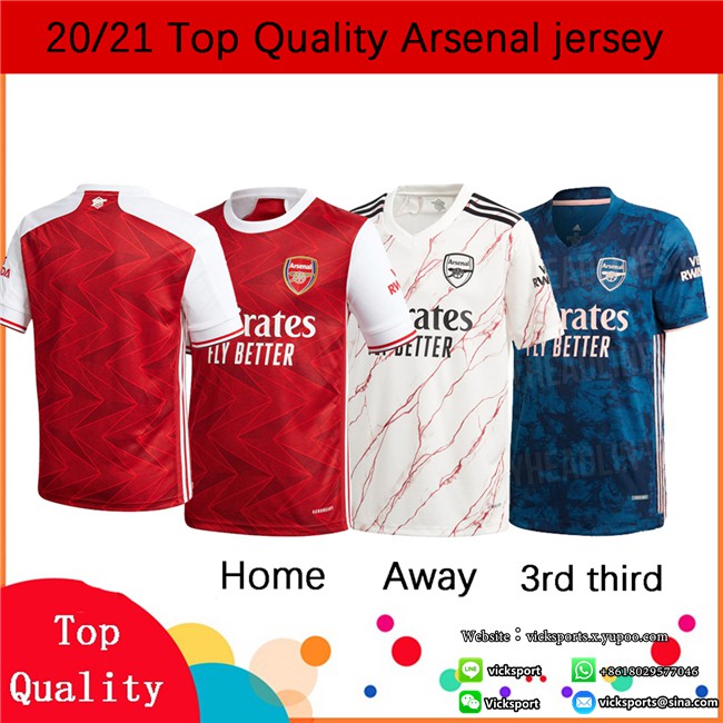 2021 æ–°è³½å­£é˜¿æ£®ç´arsenal è¶³çƒè¡£è¶³çƒéšŠæœä¸»å ´å®¢å ´çŸ­è¢–é«˜å