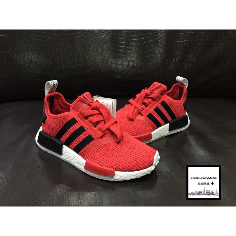 Adidas Nmd R1 黑紅Bred 限量款球鞋BB2885 歐洲限定色| 蝦皮購物