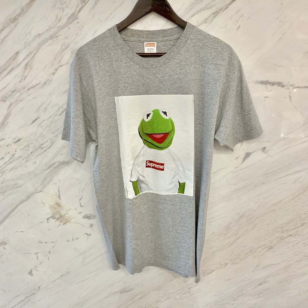 Supreme X  Kermit the frog 經典 聯名 科米蛙 綠色青蛙 灰色 二手 現貨