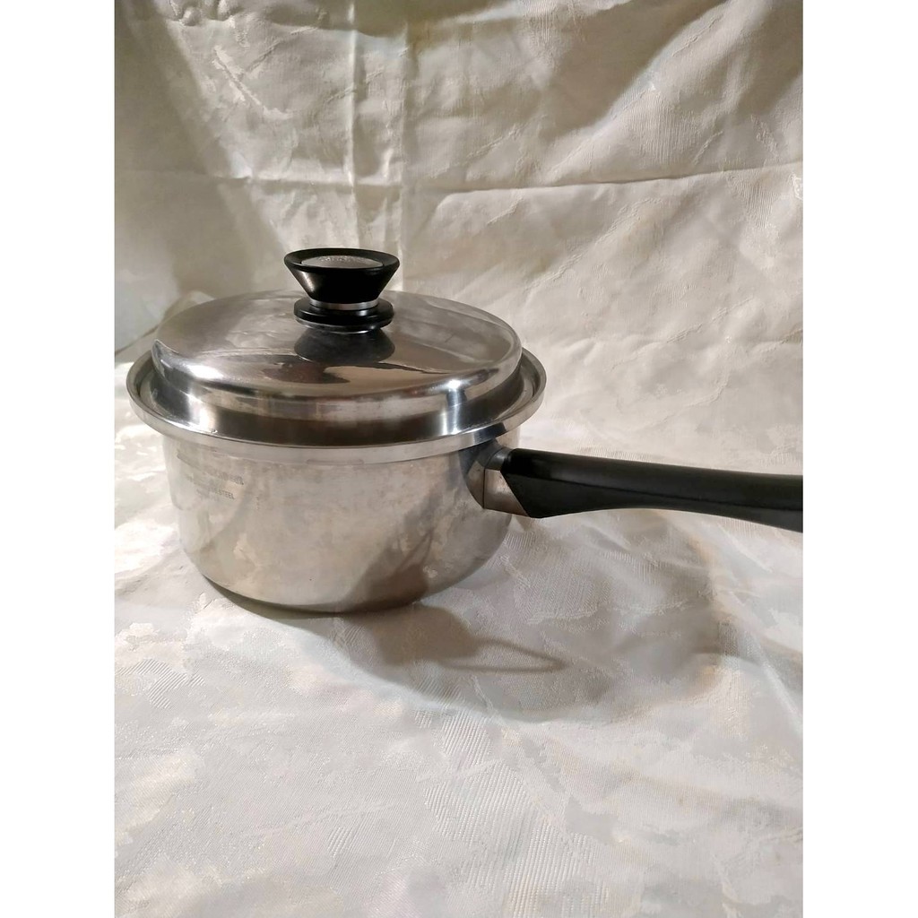 Amway Queen 安麗不鏽鋼湯鍋深炒鍋高品質的不鏽鋼ㄧ般無法比擬的安麗 
