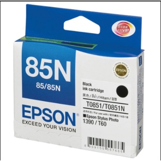 EPSON NO.85N 原廠黑色墨水匣(T122100)
