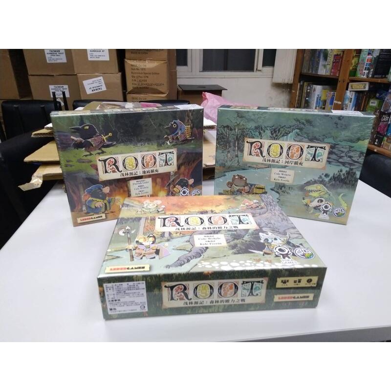 大世界實體店面 現貨可選牌套附發票可打統編 ROOT 茂林源記+河流擴充+地底世界 繁體中文正版桌遊