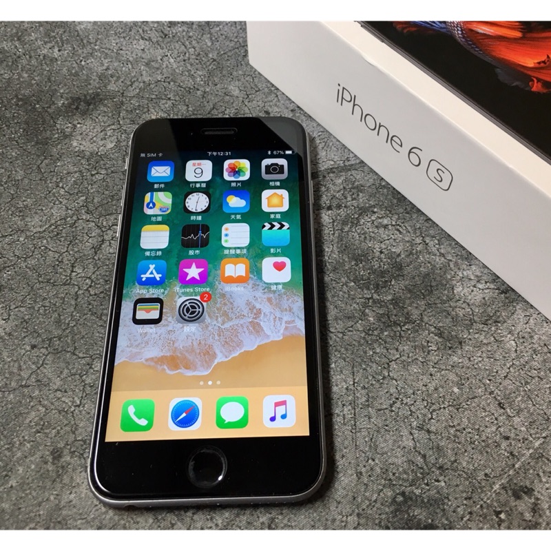 全新電池iPhone6s 64g 太空灰