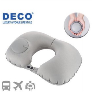 DECO 便攜按壓式充氣頸枕