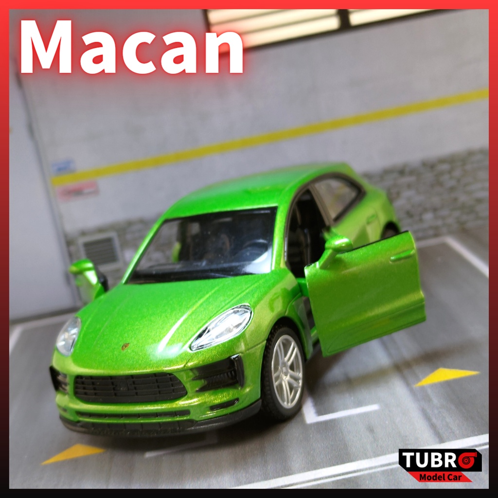 【TURBO模型車】1/36 保時捷 麥肯運動休旅車 Porsche Macan S 雙門可開