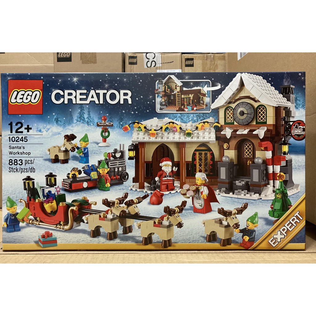 &lt;歐鼠大聯盟&gt; Lego 樂高 冬季系列 10245 聖誕老人工作室 全新未拆 限郵寄