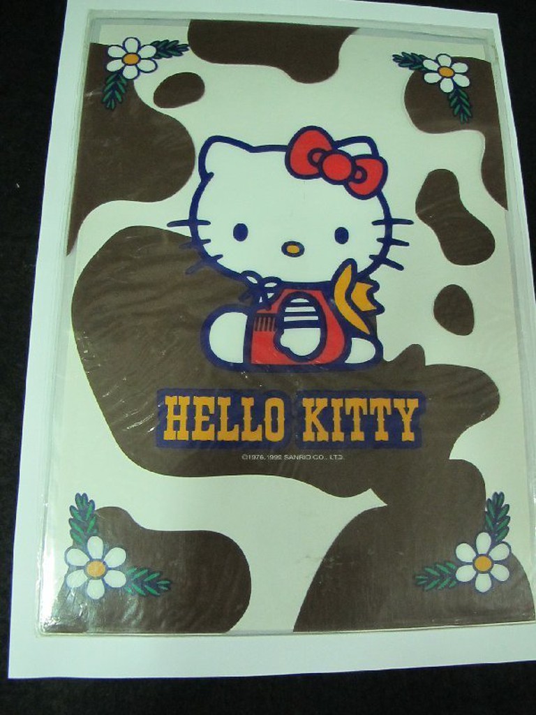 ㊣五號倉庫㊣  sanrio kitty 1999年出品  墊板