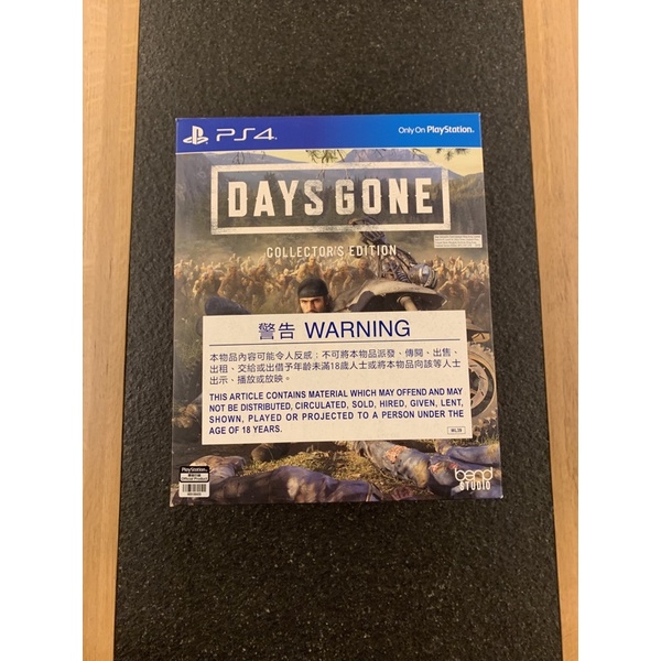 外盒已拆 內容物未拆 PS4 往日不再 往日不在 DAYS GONE 典藏版 限定版 中文版 附首購特典