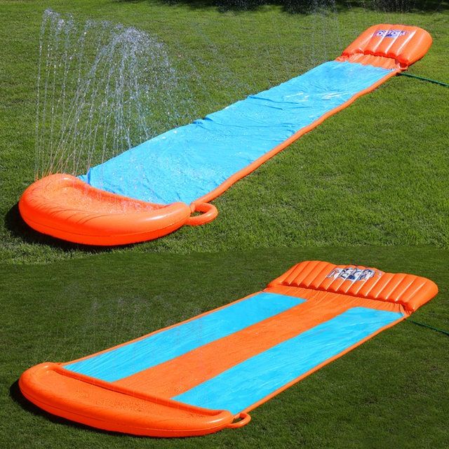 戶外親子活動道具沖浪滑水道草坪噴水玩水滑道兒童水上樂園玩具