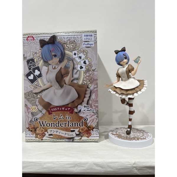 日版 Re:從零開始的異世界生活 雷姆 Wonderland 異色版 FuRyu 景品 SSS 展示品 現狀品 非全新品