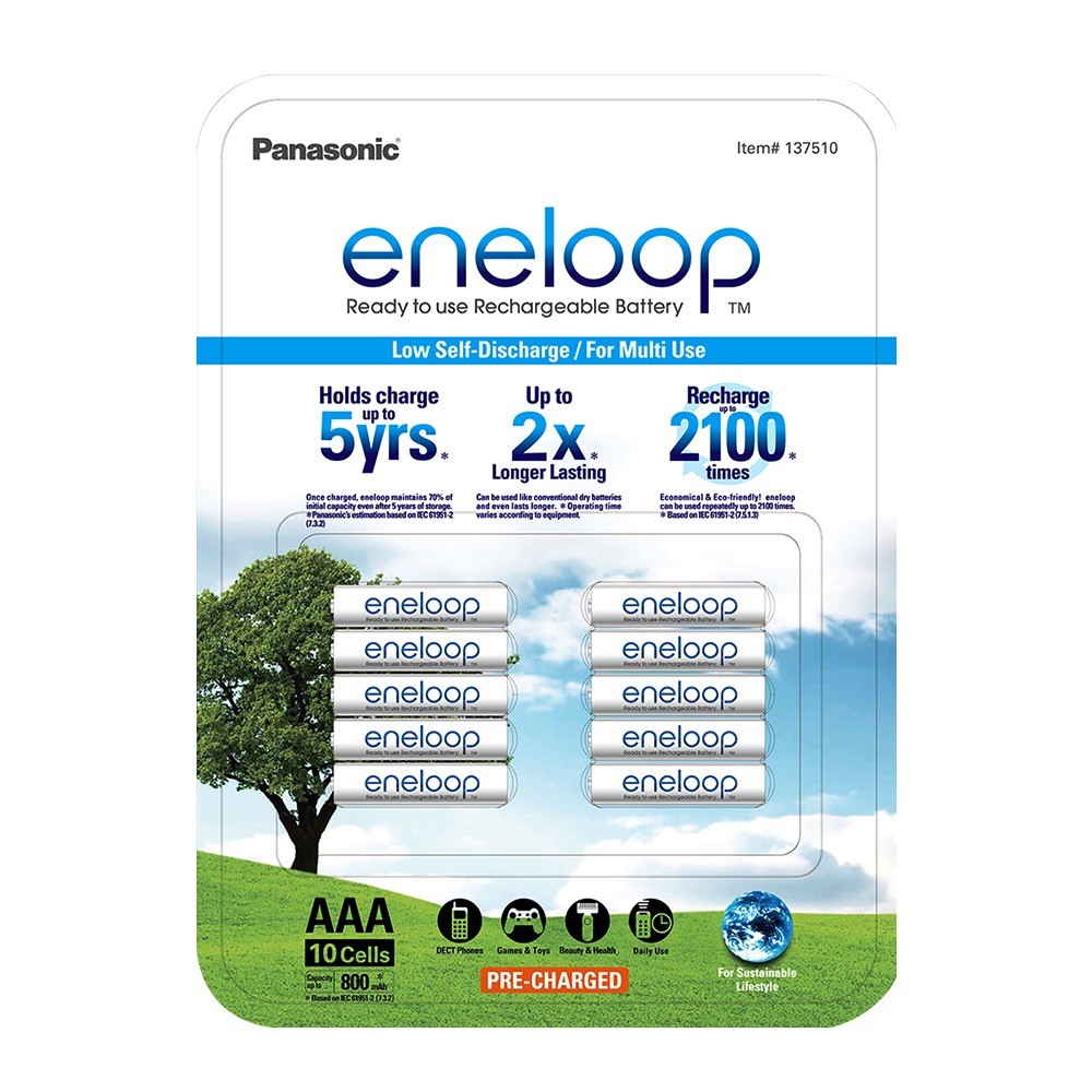 Panasonic eneloop 四號充電電池10入