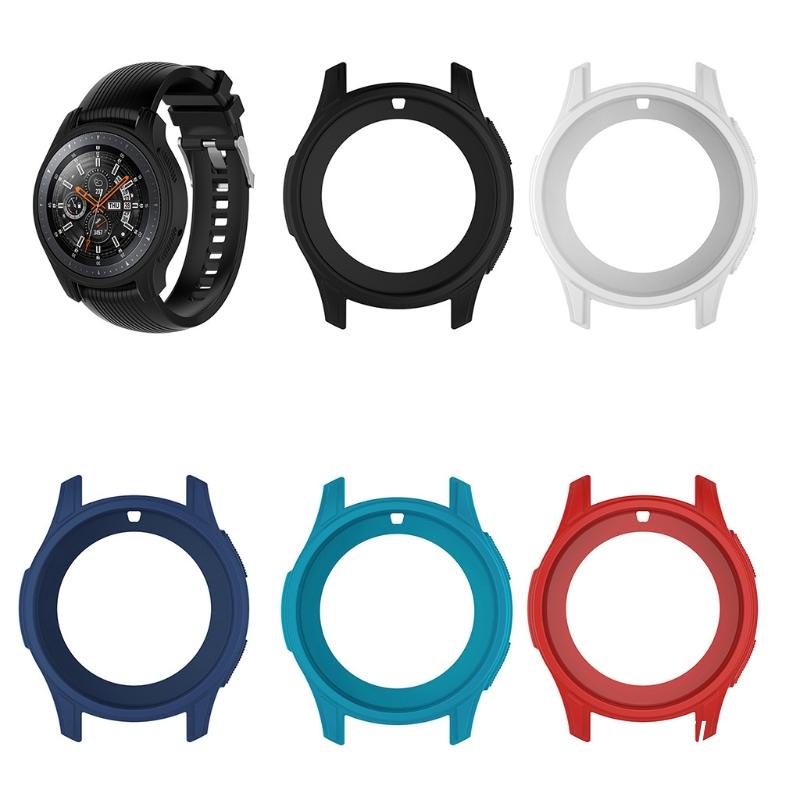 SAMSUNG Sel 矽膠軟殼保護框外殼保護套適用於三星 Galaxy Watch 46 毫米 Gear S3 Fro