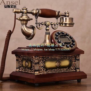 歐式仿古電話機美式復古董辦公家用電話創意固定座機 ASAE