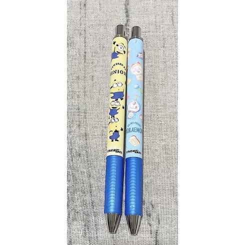 日本製 Pentel energel 小小兵 哆啦A夢 小叮噹 極速鋼珠筆 0.5mm 黑色 鋼珠筆 中性原子筆