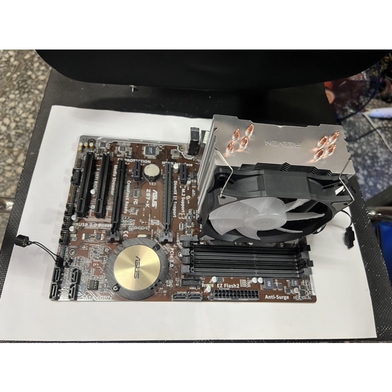 電腦雜貨店～華碩 ASUS Z97-K主機板 1150腳位 支援M.2 二手良品 $1100