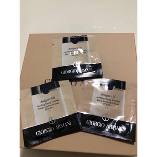 Giorgio Armani 🔥亞曼尼 超持妝絲絨水慕斯/設計師水感光影粉底 1ml 體驗包#1.5 #2 #3 #4