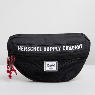 Herschel Nineteen 高階 黑色 帆布 防潑水 出國 旅行 側背包 小包 斜包 胸包 側包 腰包 現貨