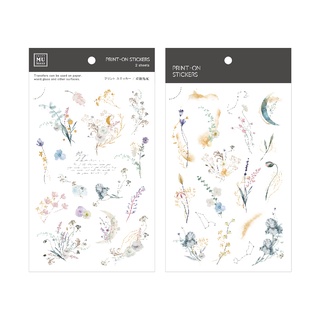 MU【Print-On Stickers轉印貼紙】No.196 | Rub-On Sticker