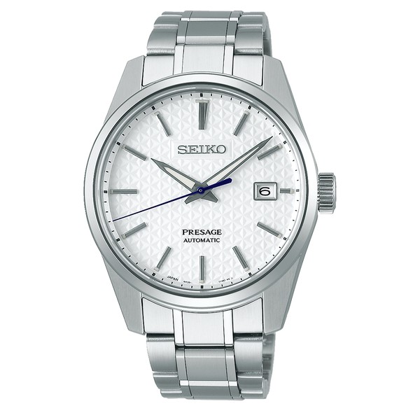 【SEIKO】Presage新銳系列 白面藍針不鏽鋼機械錶 39mm SPB165J1 6R35-00V0S SK022