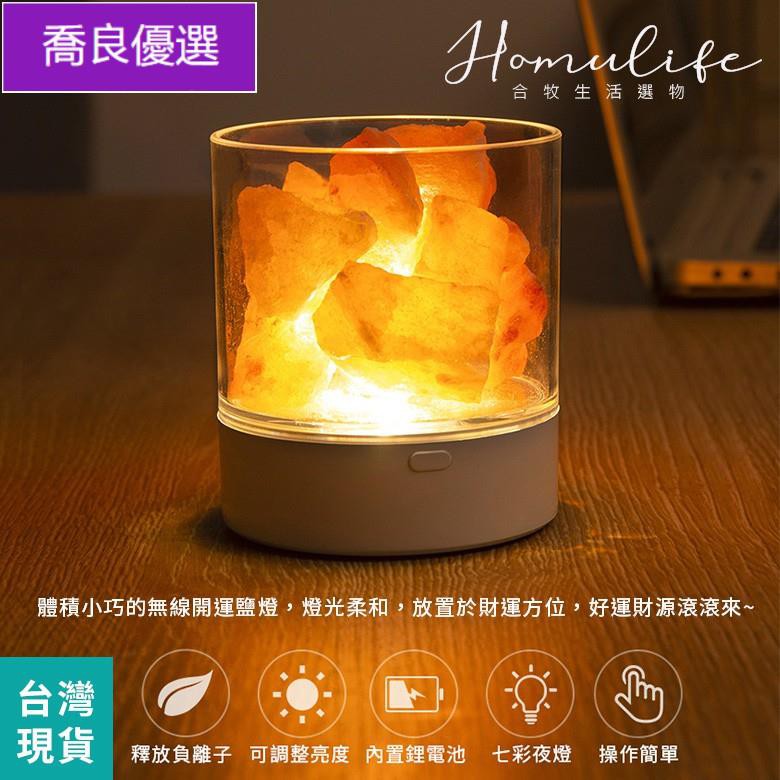 現貨 熱銷 財運滾滾來負離子水晶開運usb充電鹽燈 鹽燈 喜馬拉雅 財位 夜燈 小夜燈 水晶鹽 蝦皮購物