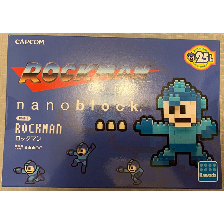 Kawada Capcom Nanoblock 洛克人rockman 25周年ナノブロックロックマカットマン 蝦皮購物