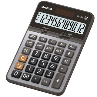 CASIO AX-120B金屬面板12位數計算機