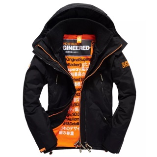 Superdry Hooded Arctic Wind Attacker Jacket Black 代購