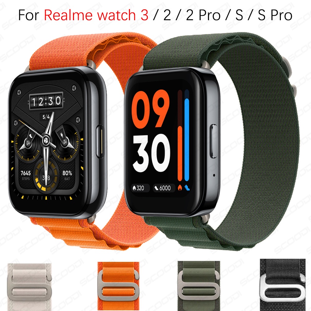 適用於 Realme watch 3 3 Pro 2 2 Pro S S Pro 錶帶手鍊的 Alpine loop 尼